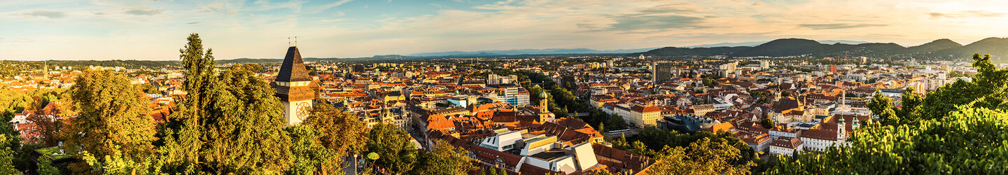 Panoramablick auf Graz © iStock.com / Przemys?aw Iciak