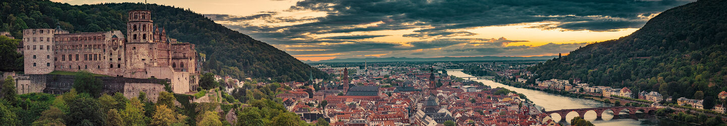 Panorama von Heidelberg © iStock.com / aluxum