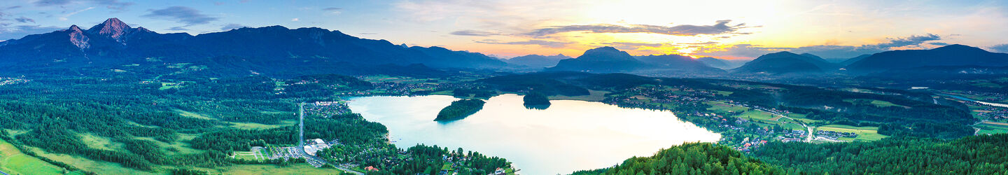 Blick auf Faaker See in Kärnten © iStock.com / mdworschak